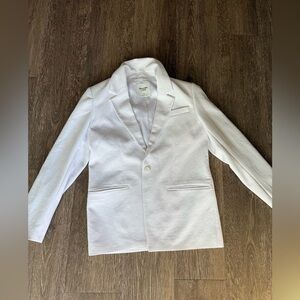 White Blazer Jacket ABERCROMBIE AND FITCH